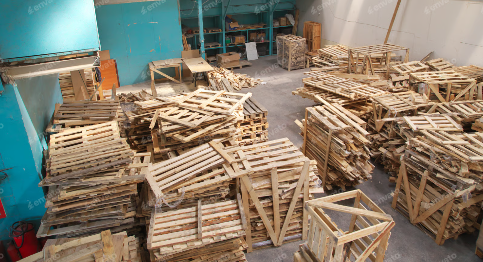 Recyclage de palettes